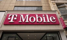 T-Mobile logo on store sign
