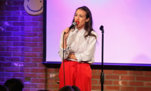 Comedian Colleen Ballinger aka Miranda Sings performs onstage during Shoebox's 29th Birthday Celebration.