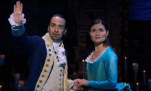 Lin-Manuel Miranda and Phillipa Soo in "Hamilton."