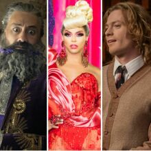 A composite of LGBTQ TV characters