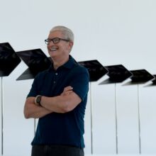 Apple CEO Tim Cook at WWDC 2022