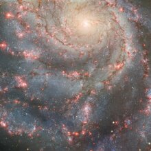 A star exploding in the Pinwheel Galaxy