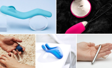 collage of couples sex toys