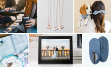 a collage of mother's day gifts under $50