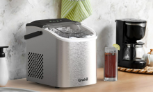 Ionchill ice maker sitting on a countertop 