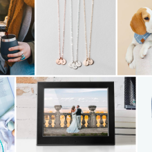 a collage of mother's day gifts under $50