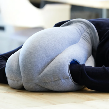 Person wearing Ostrich Pillow