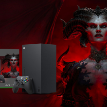 promotional art for the xbox series x 'diablo iv' console bundle